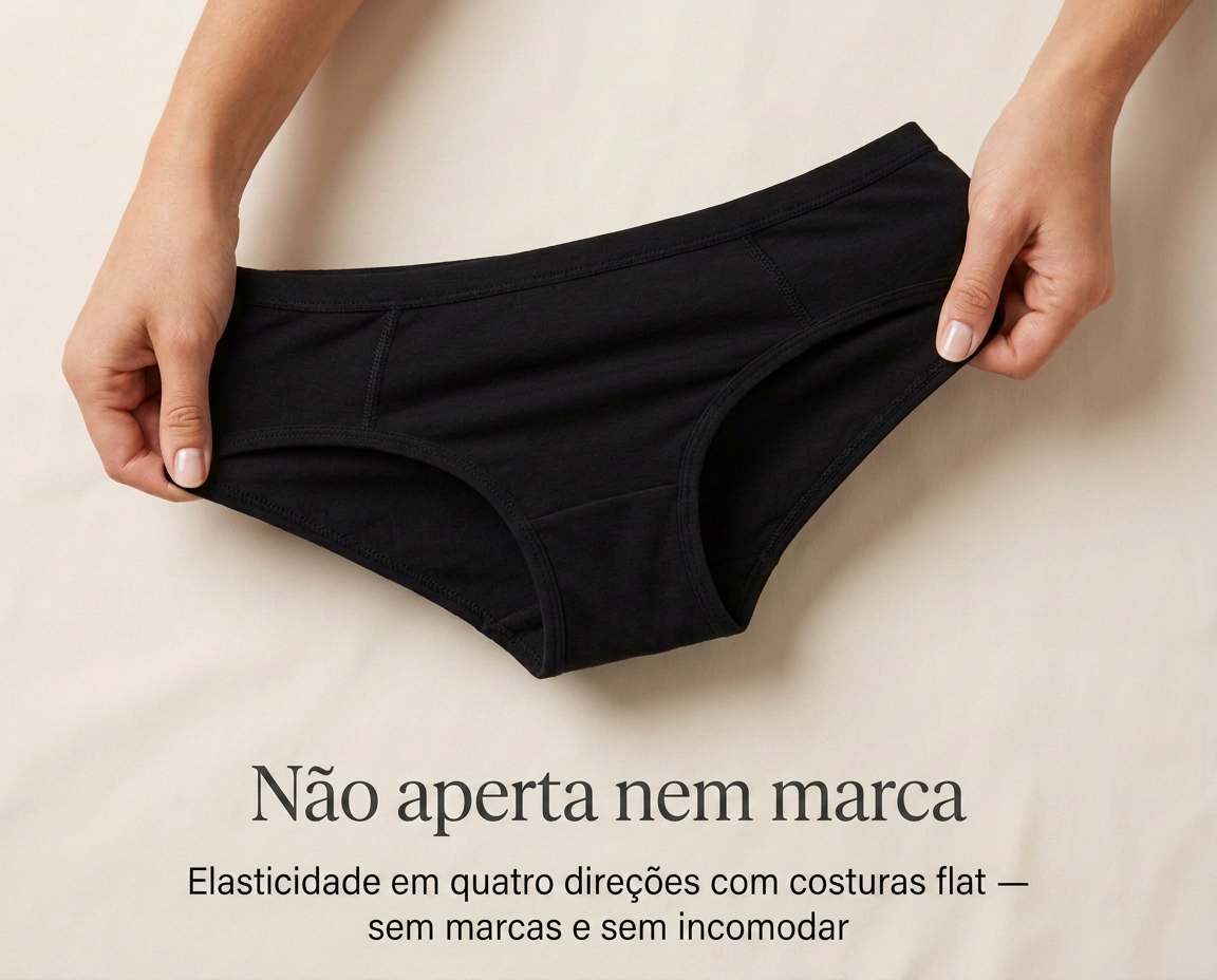 Sem apertar ou marcar